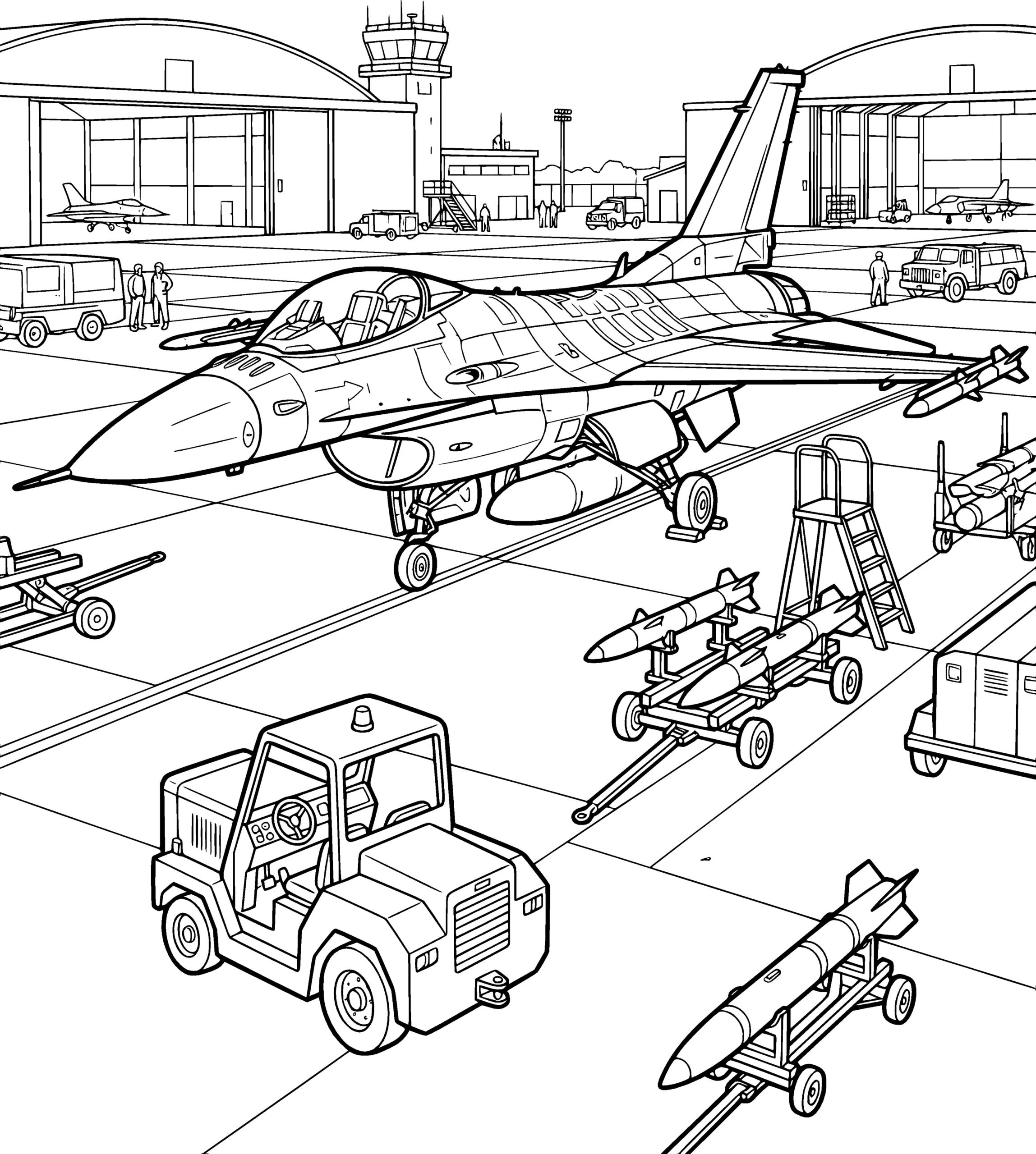 Before — Jet Fighters: the Coloring Book