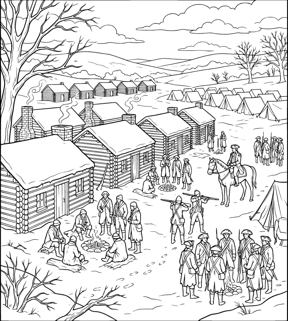 La Revolucion Americana: el Libro de Colorear coloring page preview