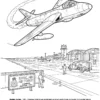 Avions de chasse livre coloriage