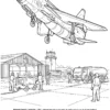 Avions de chasse livre coloriage