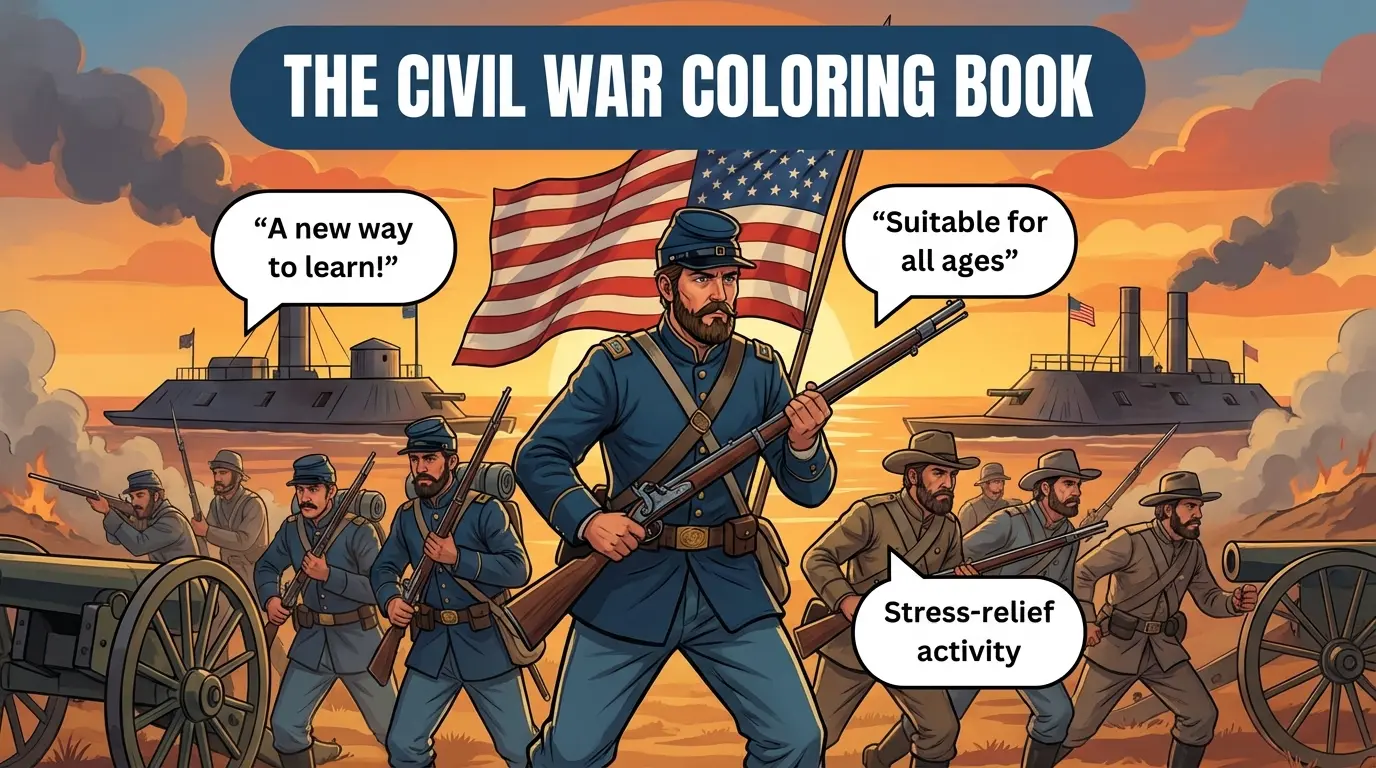 Civil War Coloring book