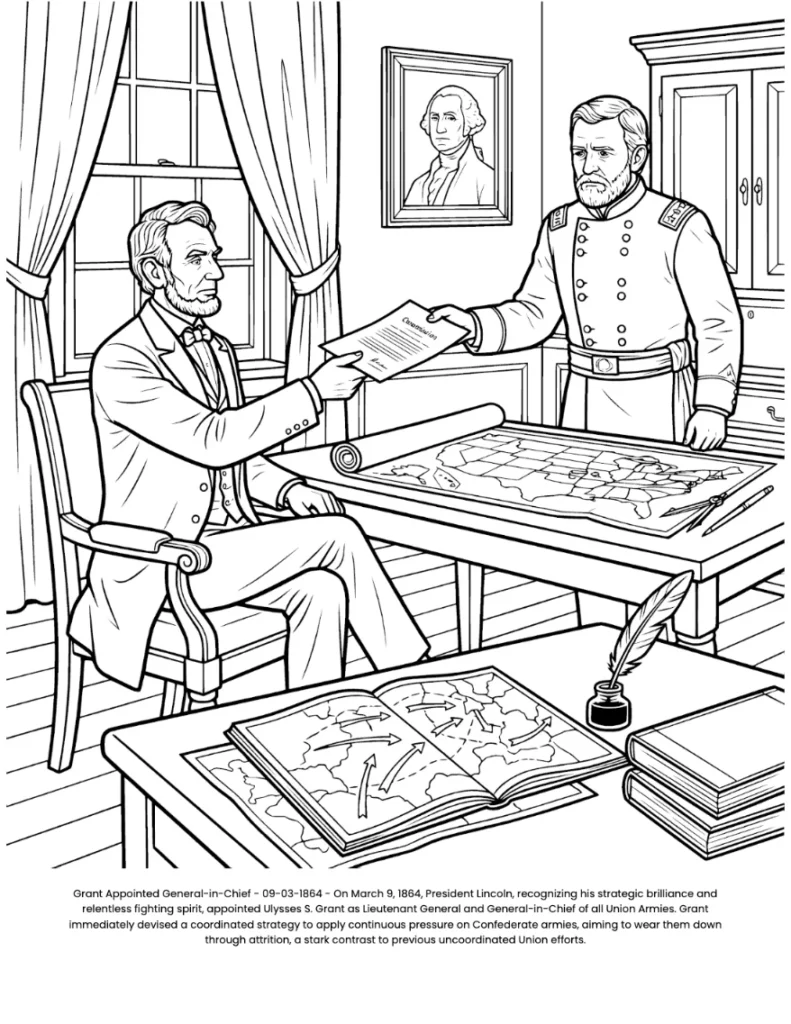 War of the Rebellion: the Coloring Book coloring page preview
