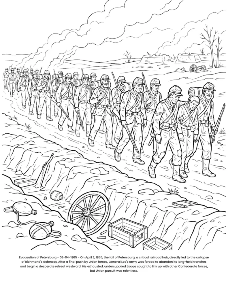 War of the Rebellion: the Coloring Book coloring page preview