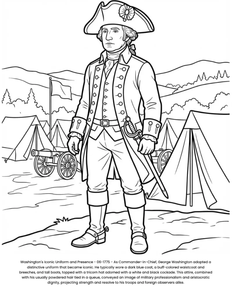 The Revolution War: the Coloring Book coloring page preview