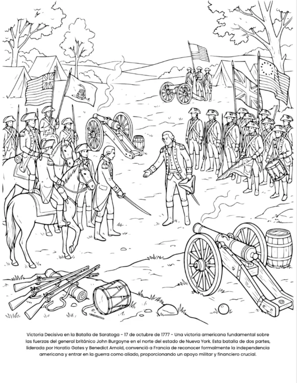 American Revolution FRONT COVER - Spanish