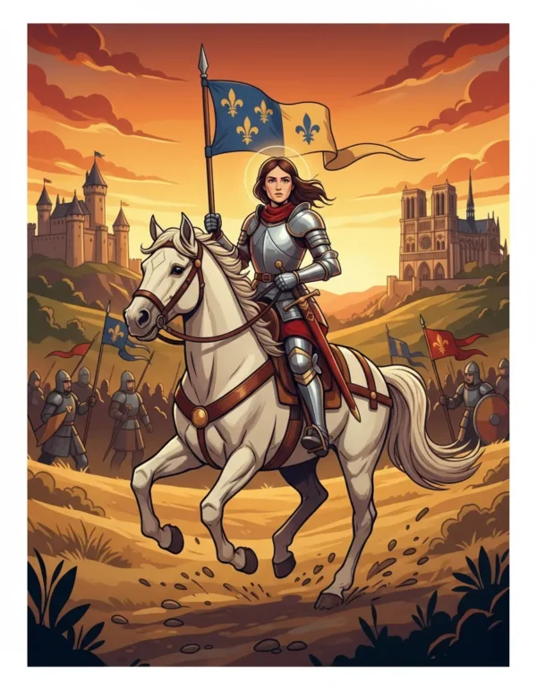 Coloring Book Joan of Arc Coloring-Book-Joan-of-Arc