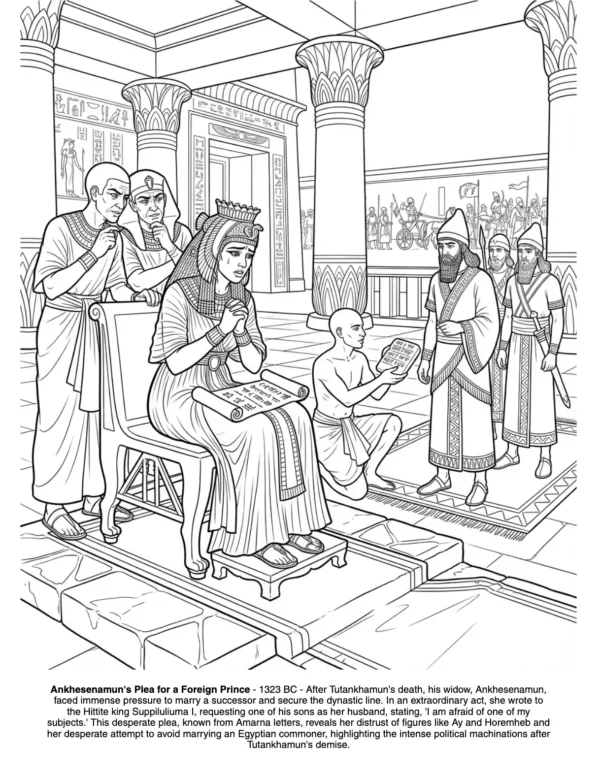 Coloring Book Tutankhamun