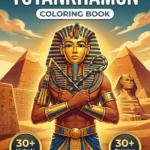 Coloring Book Tutankhamun cover front Coloring Book Tutankhamun