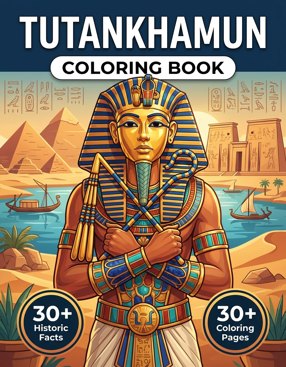Tutankhamun: the Coloring Book