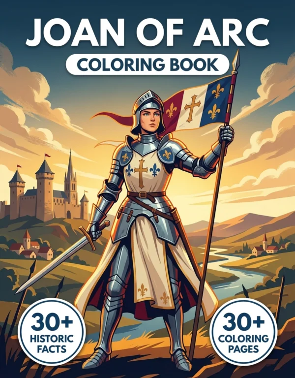 joan of arc coloring