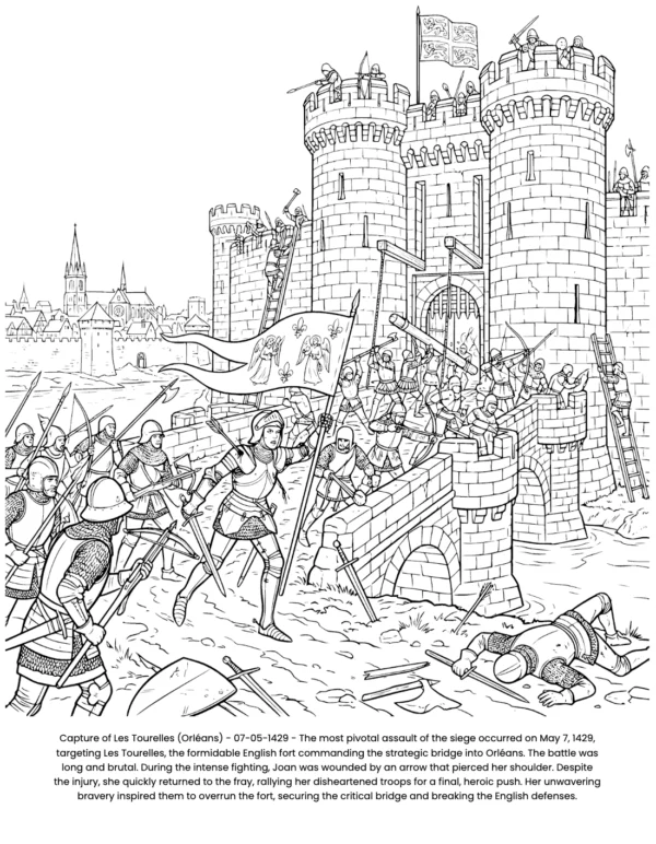 joan of arc coloring