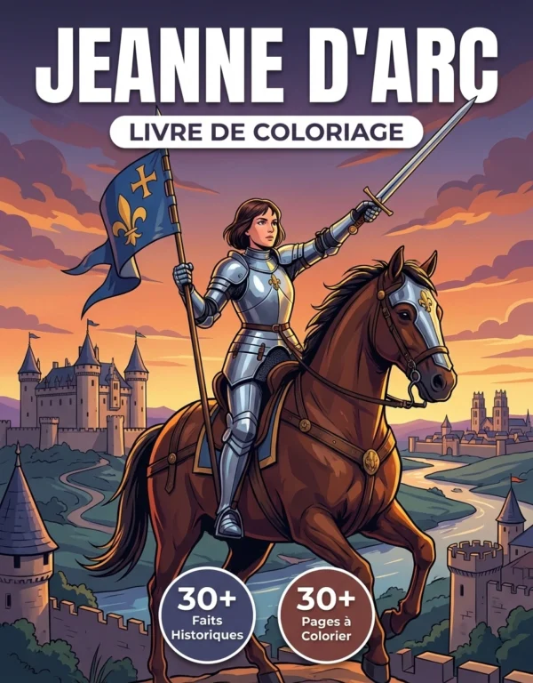 Jeanne d'Arc livre coloriage