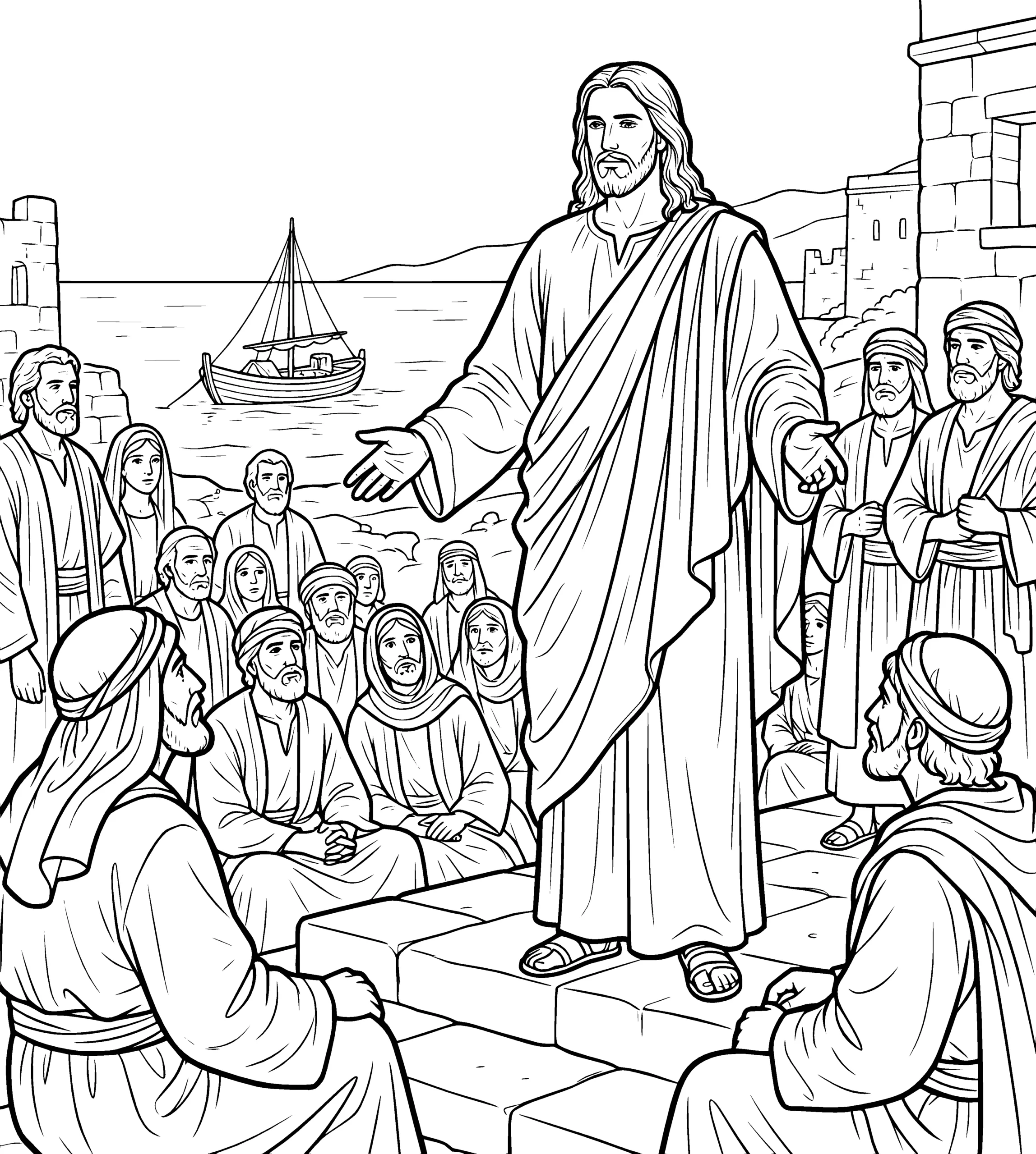Before — Jesus Christ: the Coloring Book