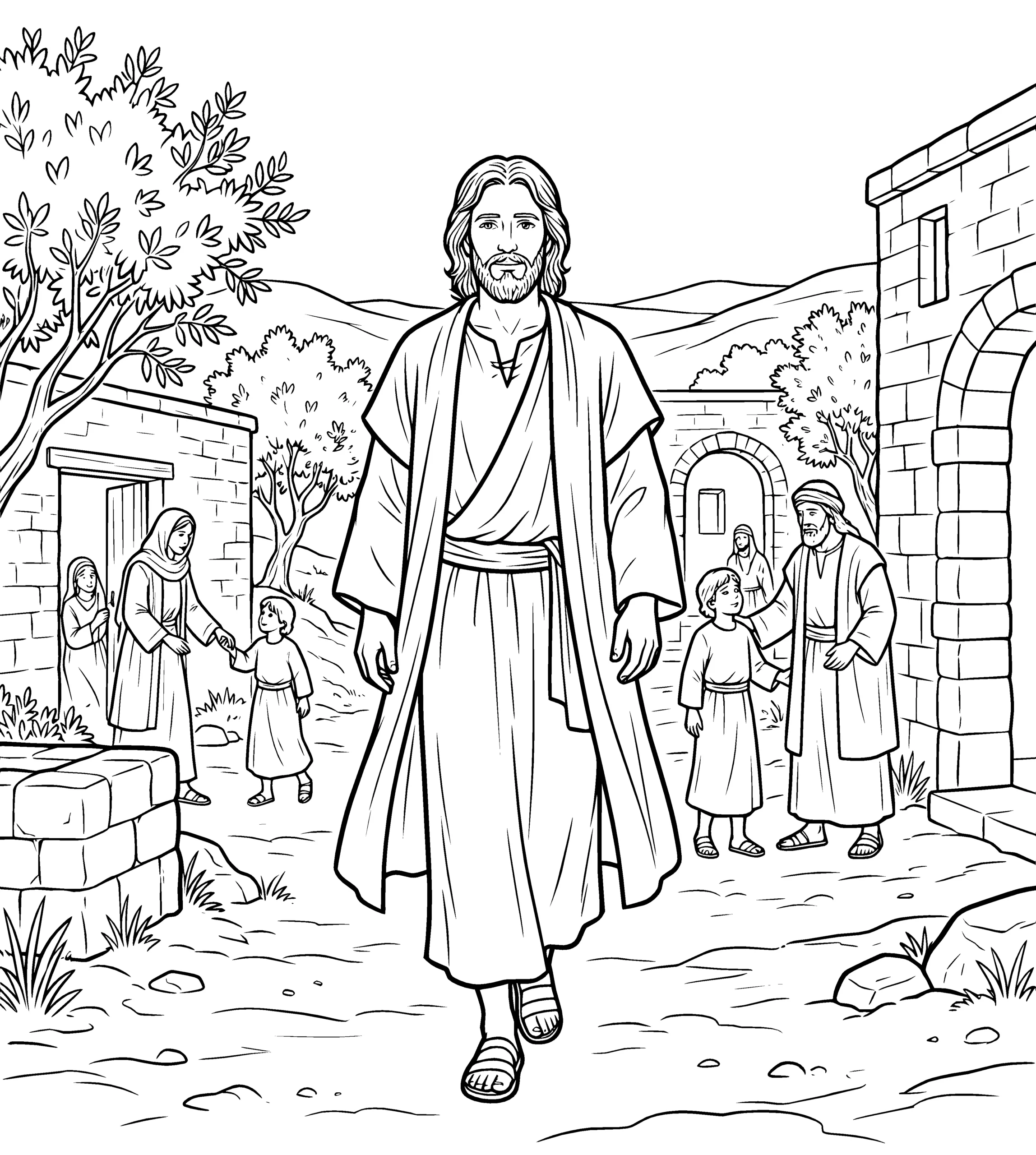 Before — Jesus Christ: the Coloring Book