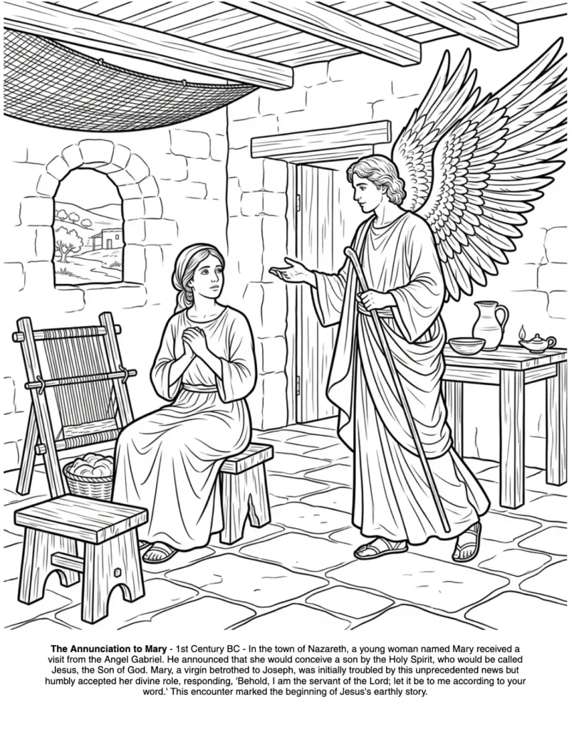 Jesus Christ: the Coloring Book coloring page preview
