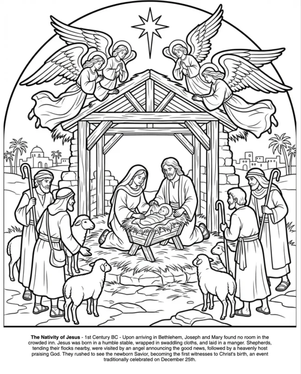 Jesus Christ Coloring Book