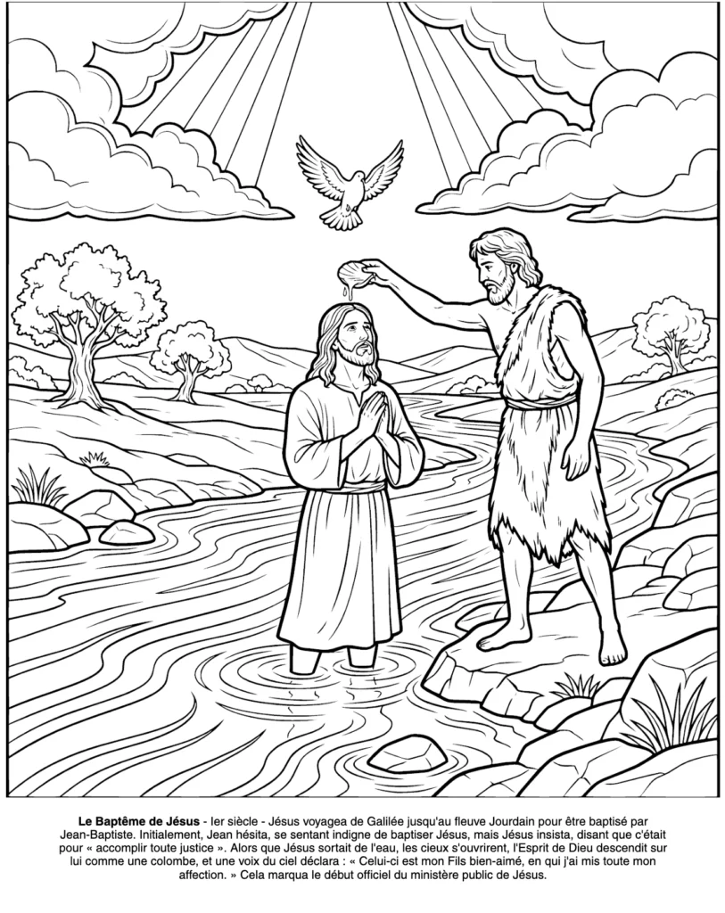 Jésus-Christ : le Livre de Coloriage coloring page preview