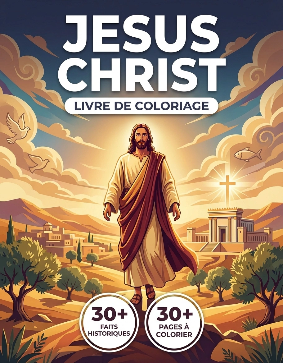 Jésus-Christ : le Livre de Coloriage