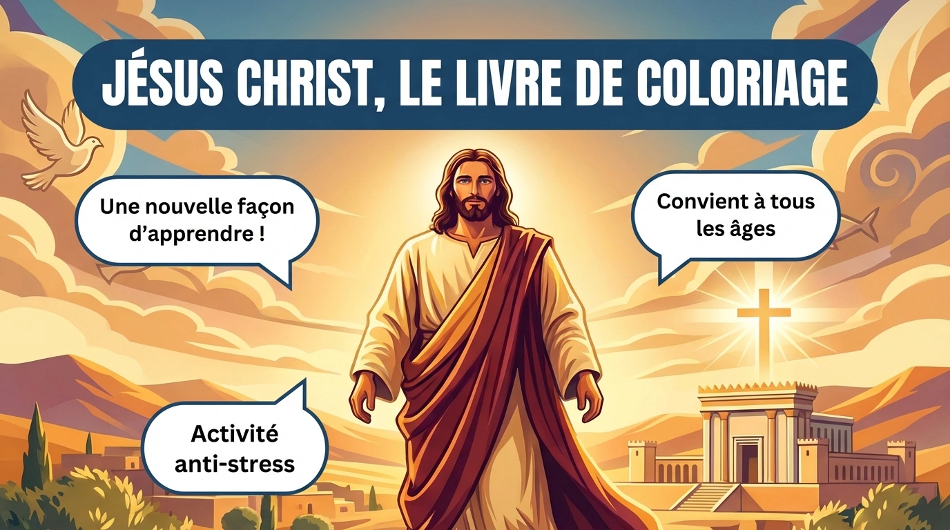 Jesus Christ cahier coloriage
