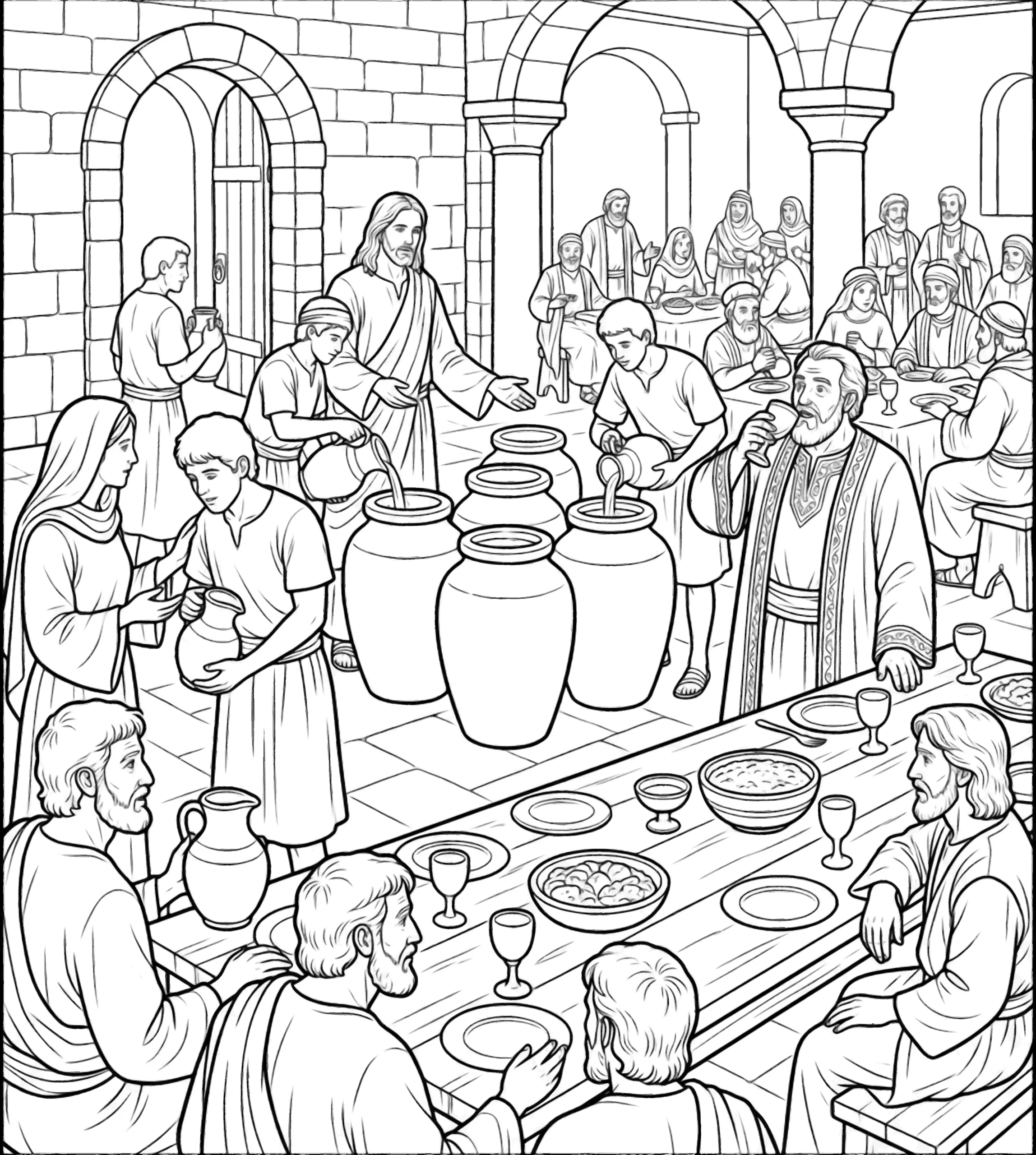 Antes — Jesucristo: el Libro de Colorear