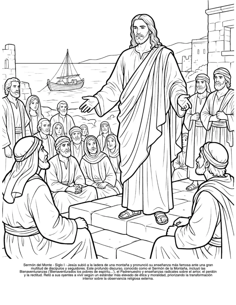 Jesucristo: el Libro de Colorear coloring page preview