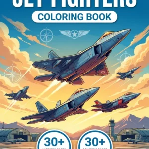 Jet Fighters Coloring Book 2