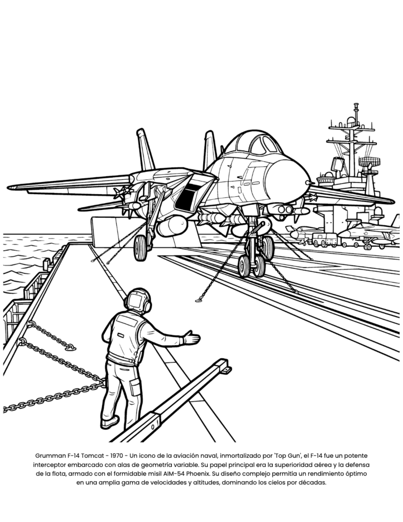 Aviones de Caza: el Libro de Colorear coloring page preview
