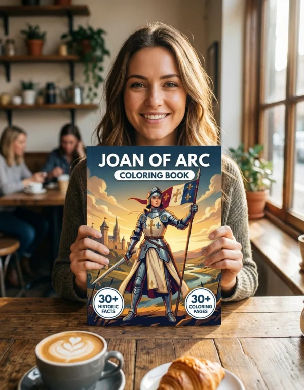 Joan of Arc Coloring Book Person Coloring book - English Joan of Arc Coloring Book