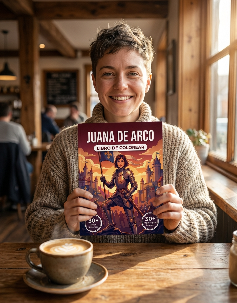 Perfecto para aficionados a la historia medieval, amantes del colorear adulto y todos los que se inspiran en mujeres extraordinarias