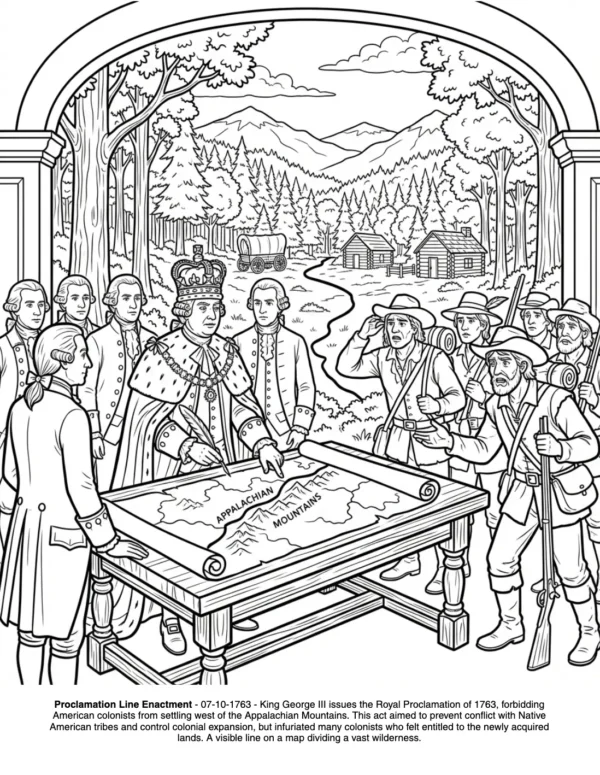 Revolution war coloring book