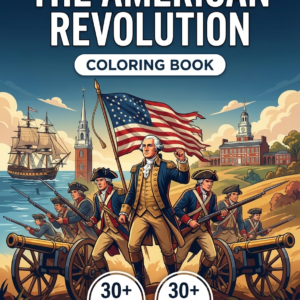 Revolution war coloring book