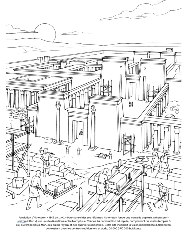 Toutankhamon rench18.53.43 Toutankhamon egypte coloriage