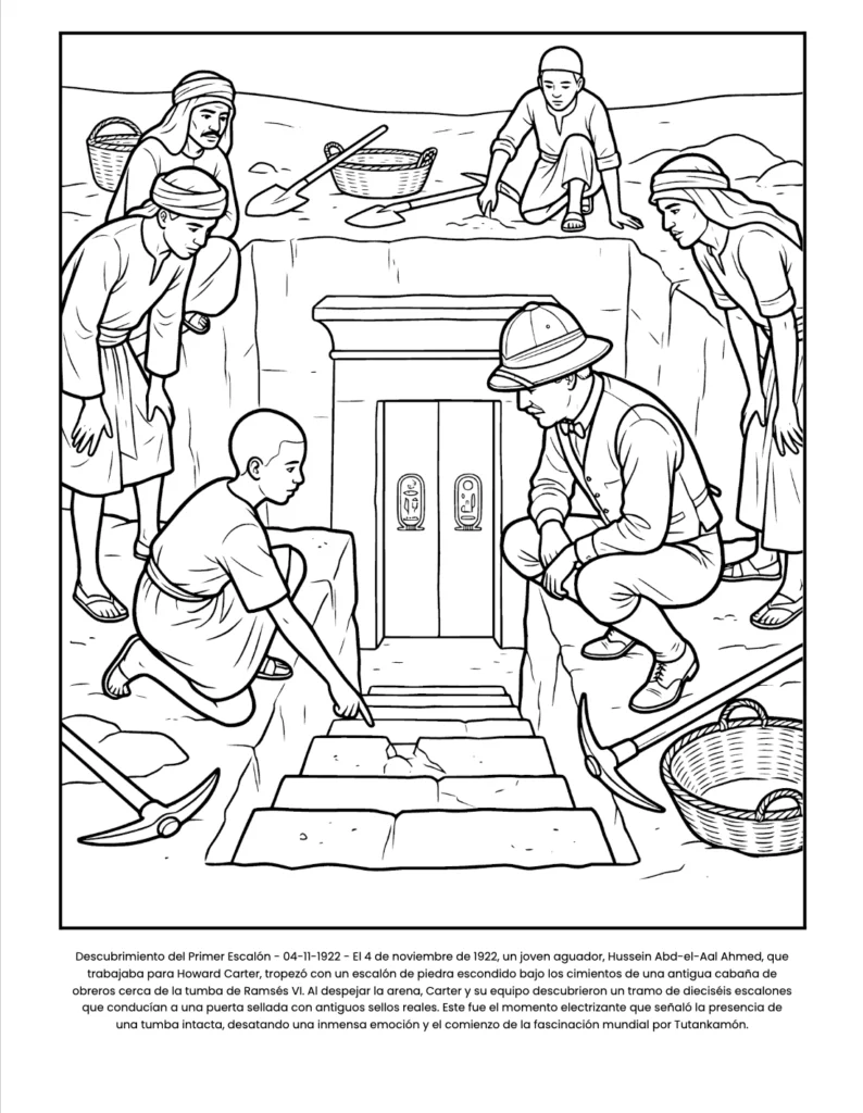 Toutankhamon : le Livre de Coloriage coloring page preview