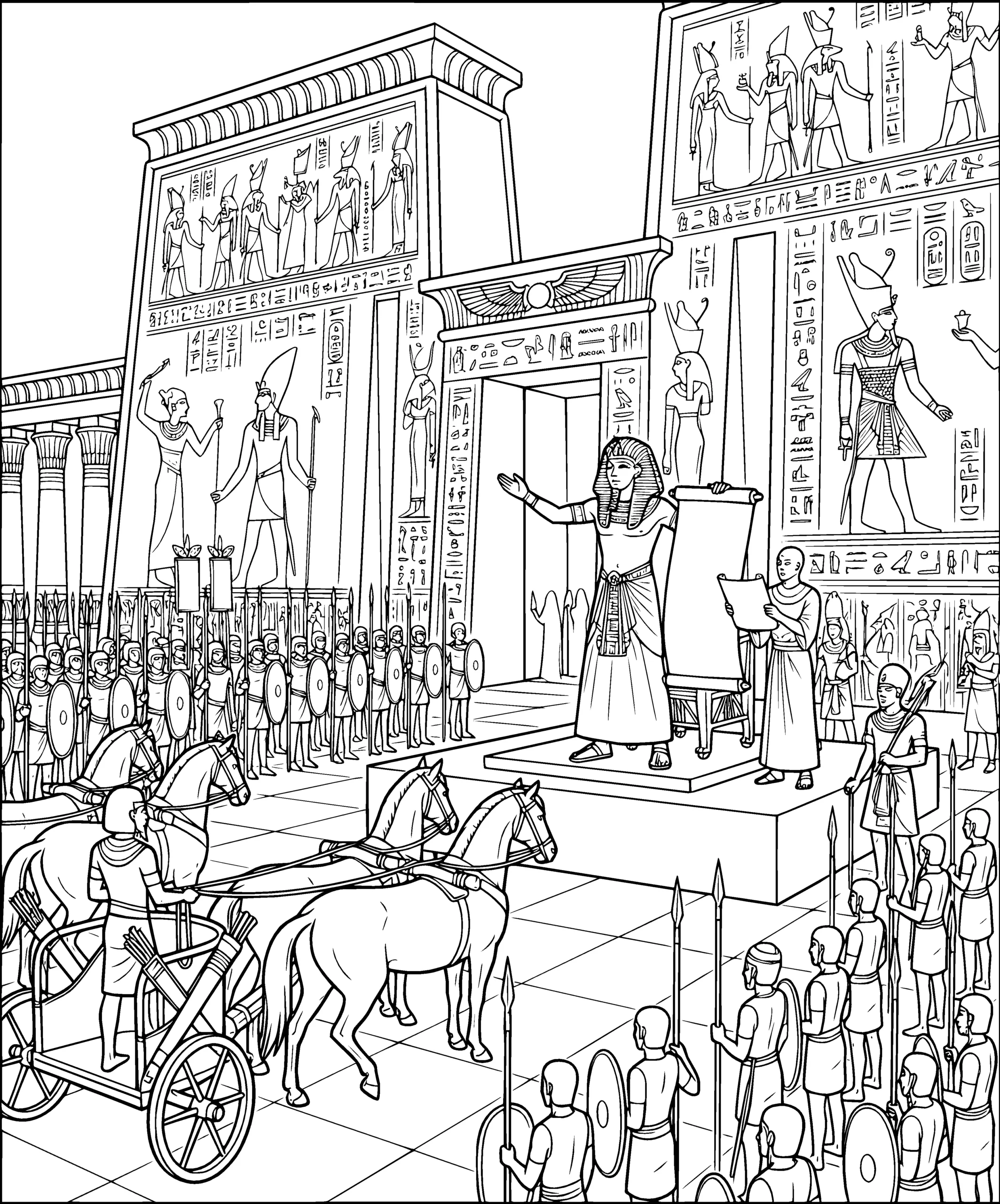 Before — Tutankhamun: the Coloring Book