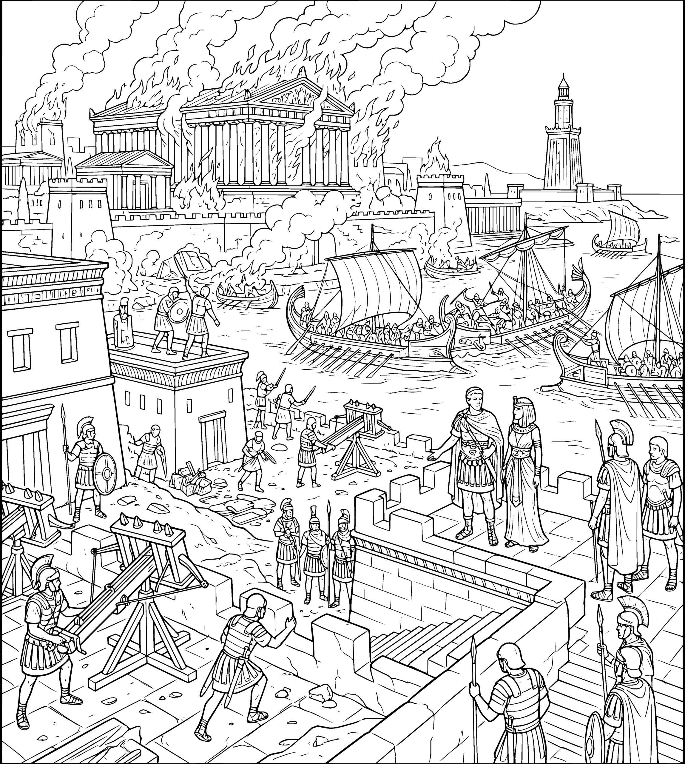 Before — Cleopatra: the Coloring Book