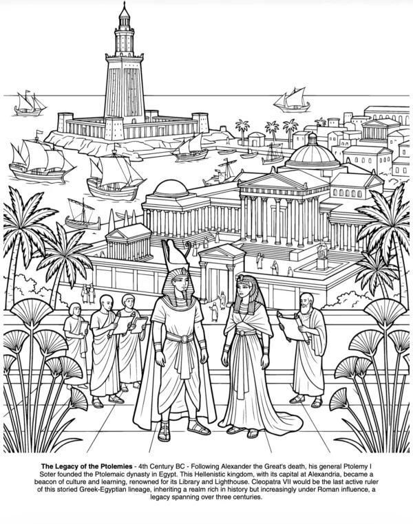 Cleopatra Coloring Book