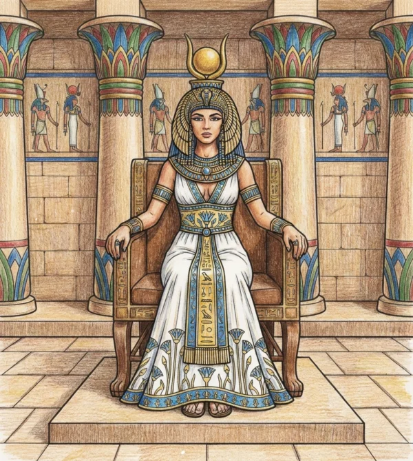 Cleopatra Coloring Book