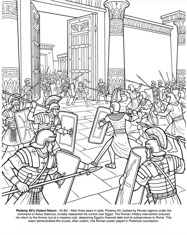 Cleopatra Coloring Book