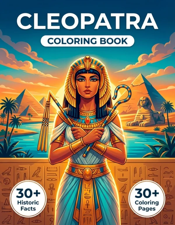 Cleopatra Coloring Book