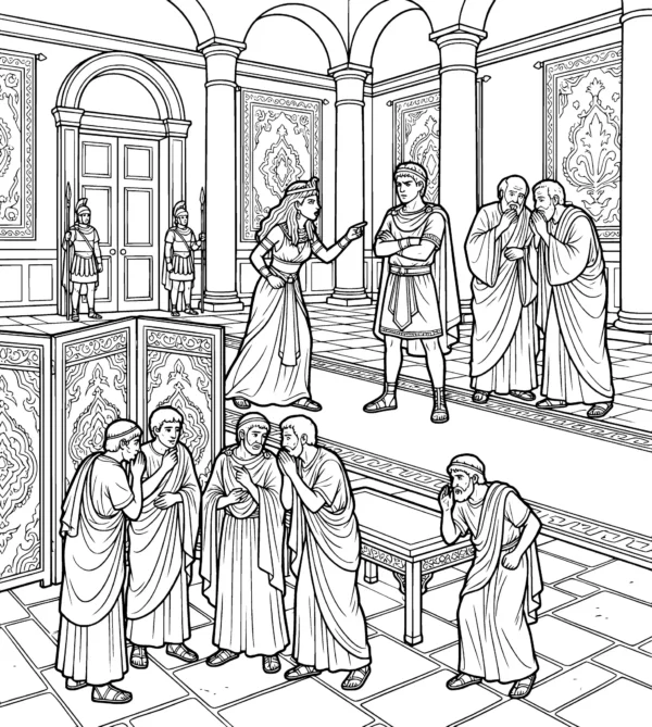 Cleopatra coloring book 23