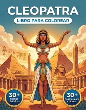 Coloring Book Cleopatra FRONT