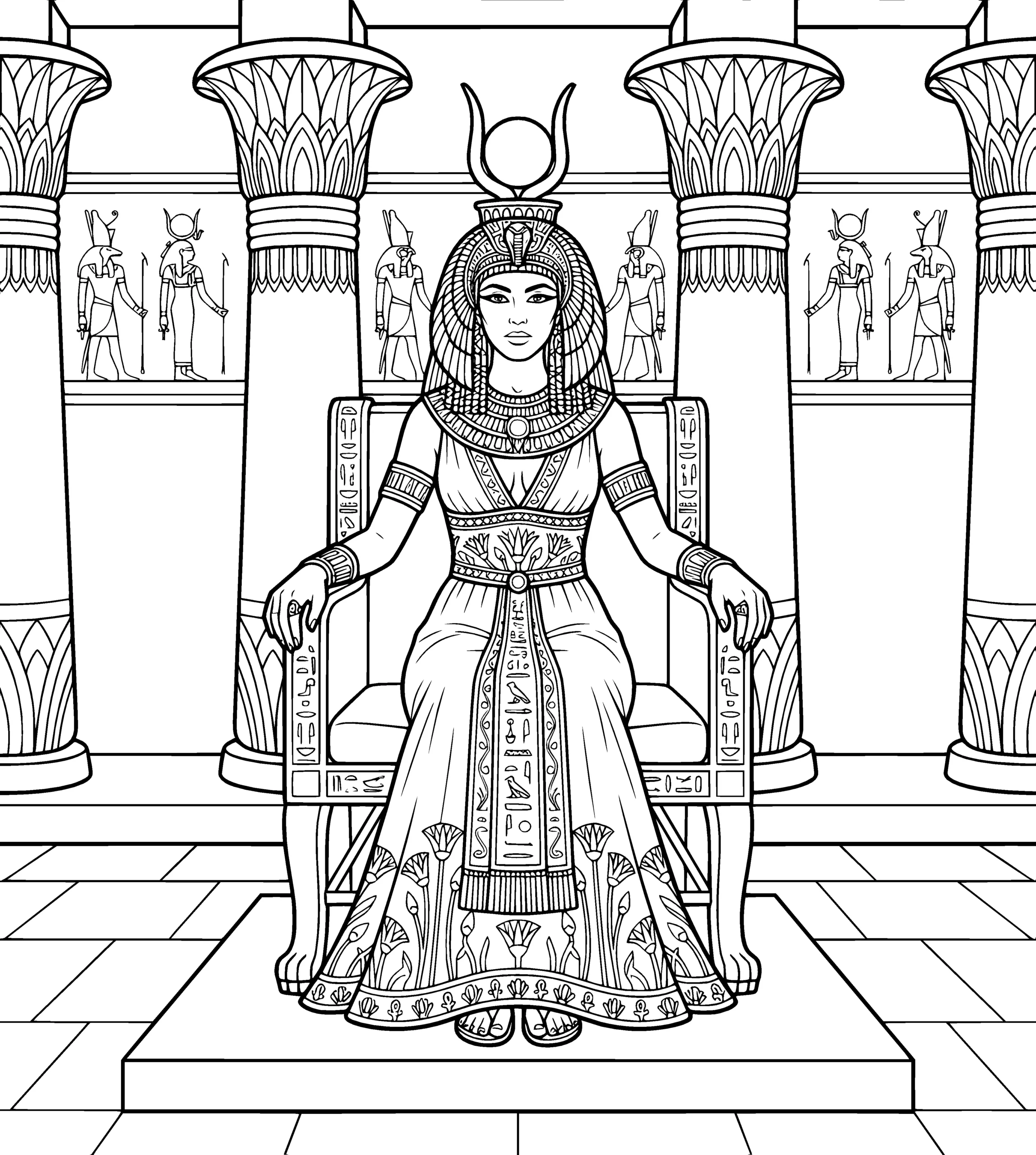 Antes — Cleopatra: el Libro de Colorear