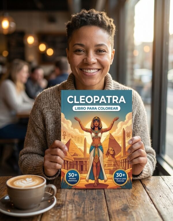 Cleopatra Person Coloring book - Spanish
