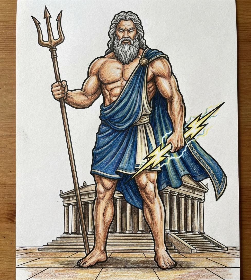 Après — La Mythologie Grecque: le Livre de Coloriage