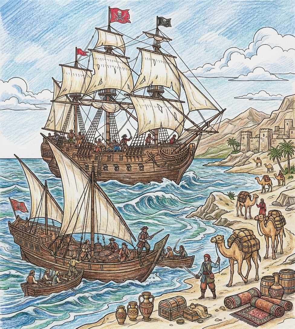 After — The Pirates History: the Coloring Book