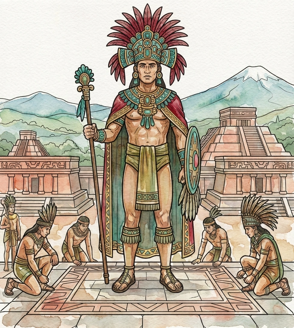 After — The Aztecs History: the Coloring Book