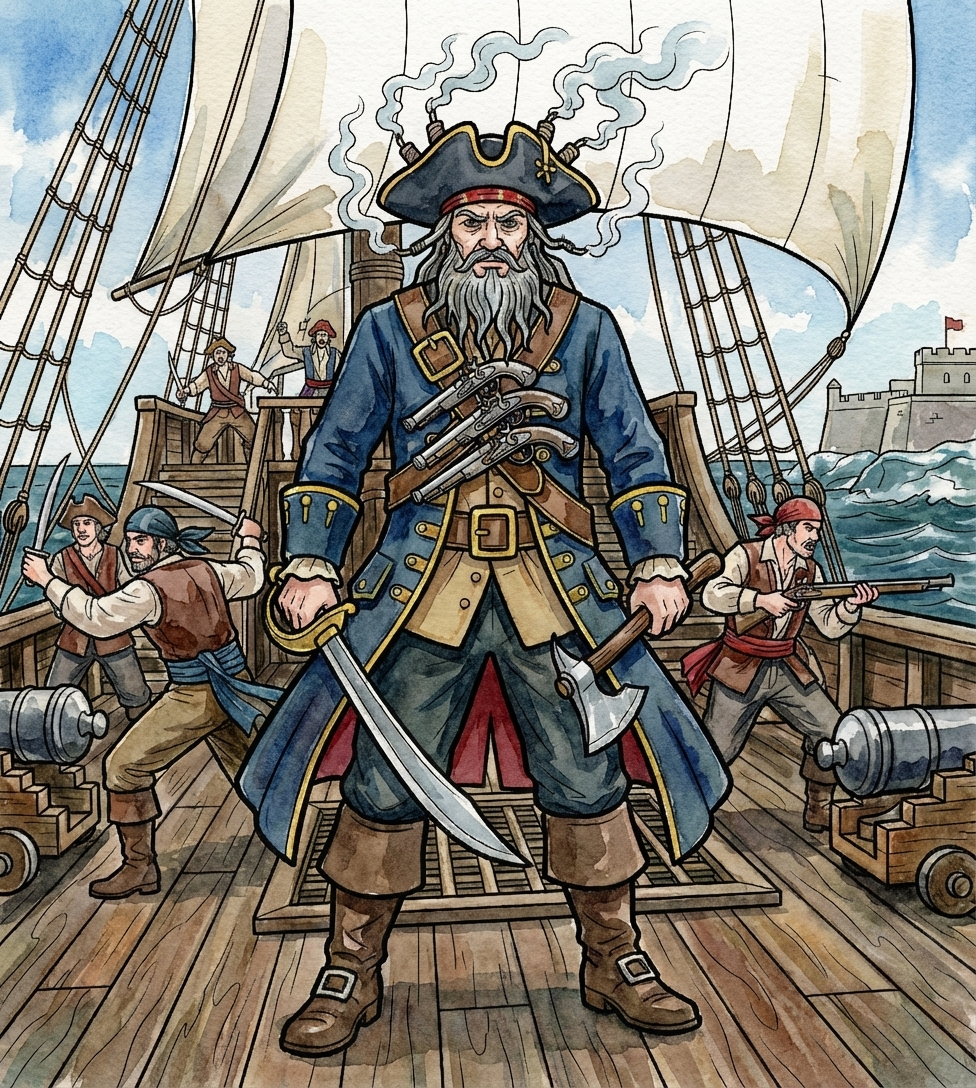 After — The Pirates History: the Coloring Book
