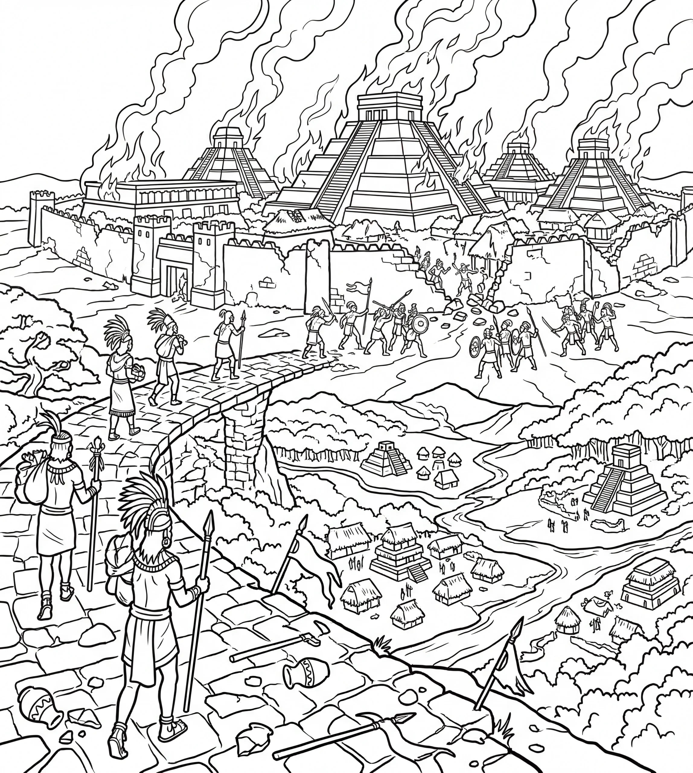 Antes — La Civilizacion Maya: el Libro de Colorear