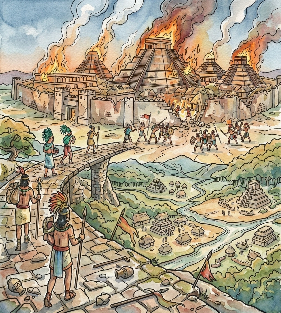 After — The Maya Civilization: the Coloring Book