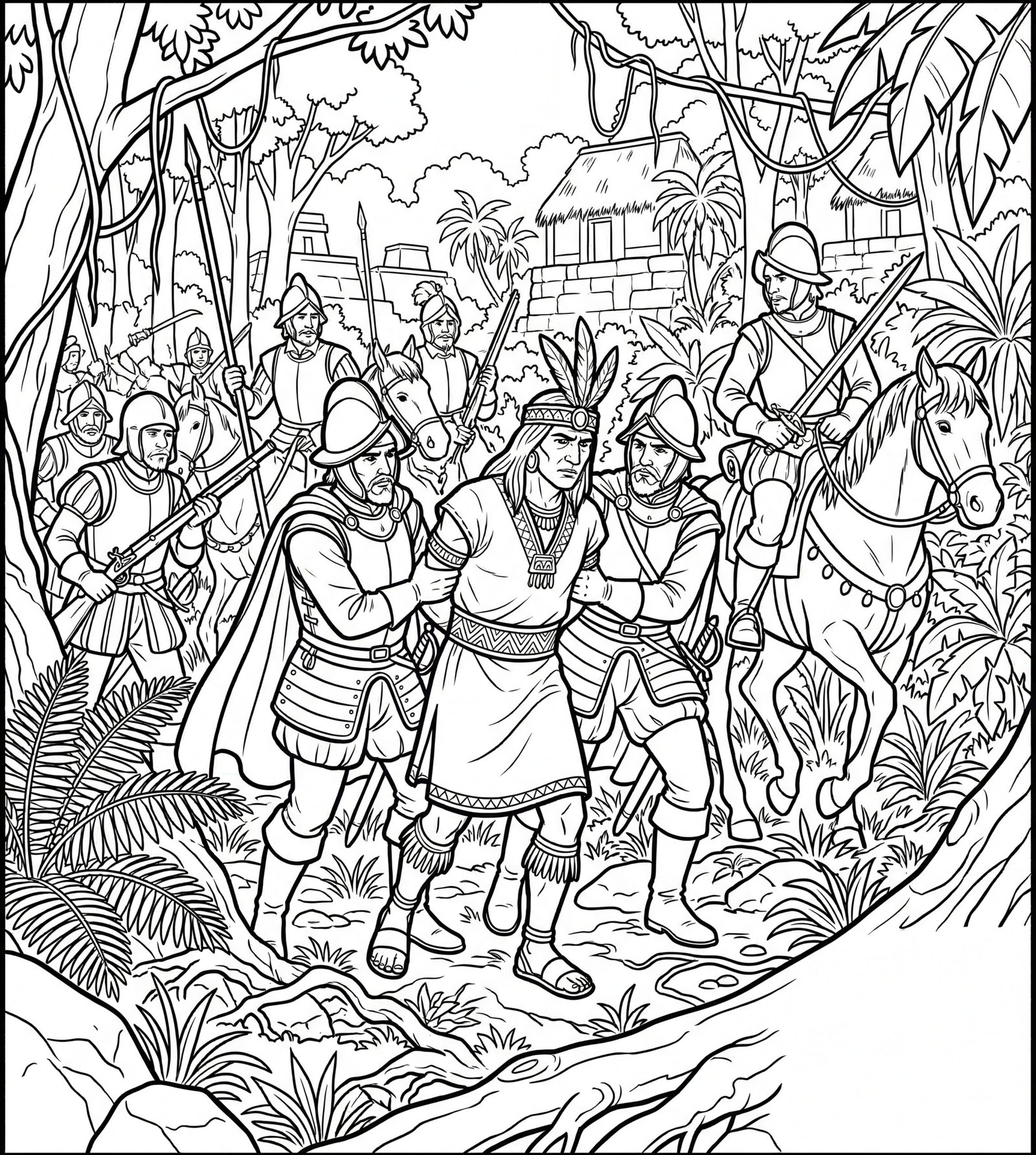 Before — The Incas Empire: the Coloring Book